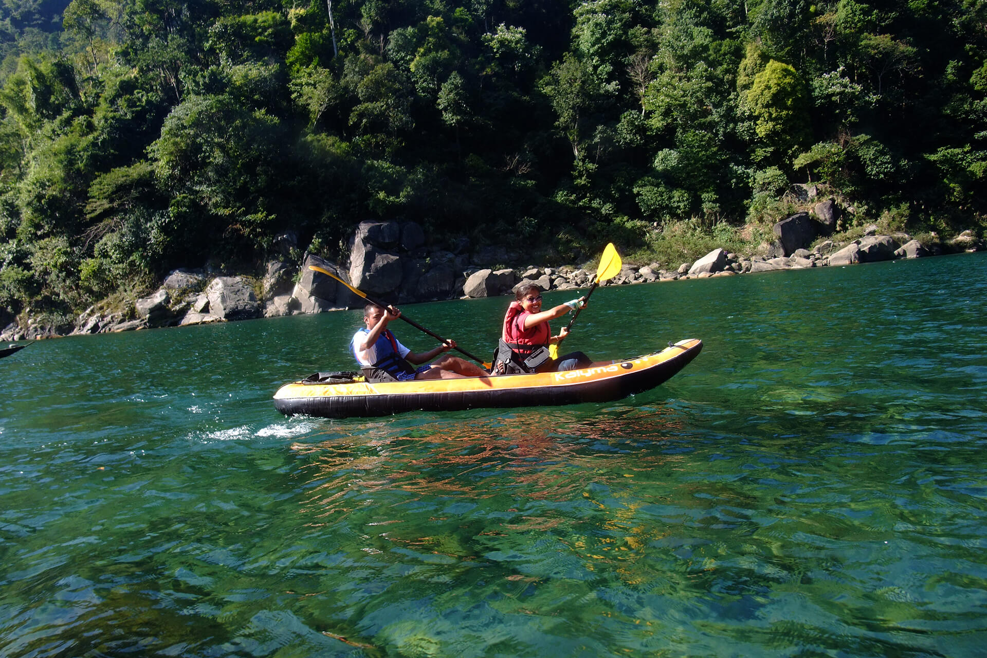 Paddling in Meghalaya