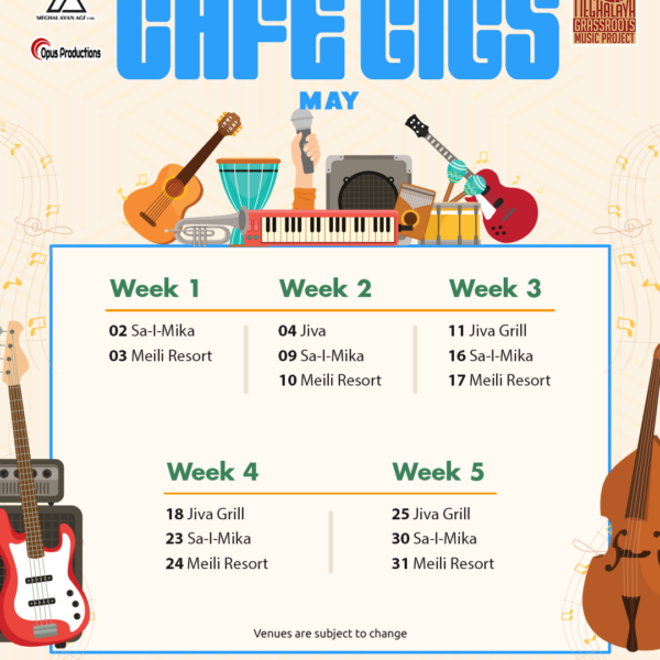 May 2025 Cafe Calendar Sohra